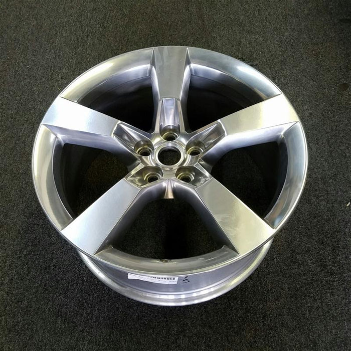 20" CAMARO 10-11 20x9 , , polished Original OEM Wheel Rim - Side Profile