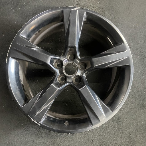 20" CAMARO 16-17 20x8.5 5 solid spoke black Original OEM Wheel Rim - Front View