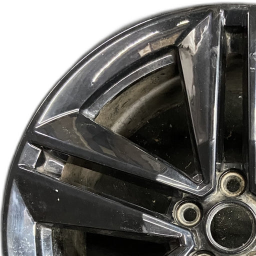 19" MUSTANG 15 19x9 TPMS 10 spoke 5 split spokes Original OEM Wheel Rim - Angle View