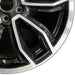19" MUSTANG 13-14 19x8.5 TPMS machined edges inlay 5 split spoke Y spoke design - Close-Up Detail