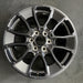 20" SEQUOIA 24 20x8 6 Y spoke black TRD off- Original OEM Wheel Rim - Front View