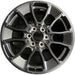 20" SEQUOIA 24 20x8 6 Y spoke black TRD off- Original OEM Wheel Rim - Front View