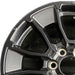 20" SEQUOIA 24 20x8 6 Y spoke black TRD off- Original OEM Wheel Rim - Angle View