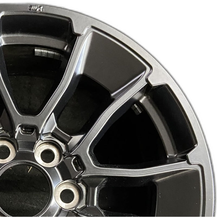 20" SEQUOIA 24 20x8 6 Y spoke black TRD off- Original OEM Wheel Rim - Side Profile