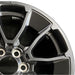 20" SEQUOIA 24 20x8 6 Y spoke black TRD off- Original OEM Wheel Rim - Side Profile