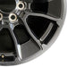 20" SEQUOIA 24 20x8 6 Y spoke black TRD off- Original OEM Wheel Rim - Close-Up Detail