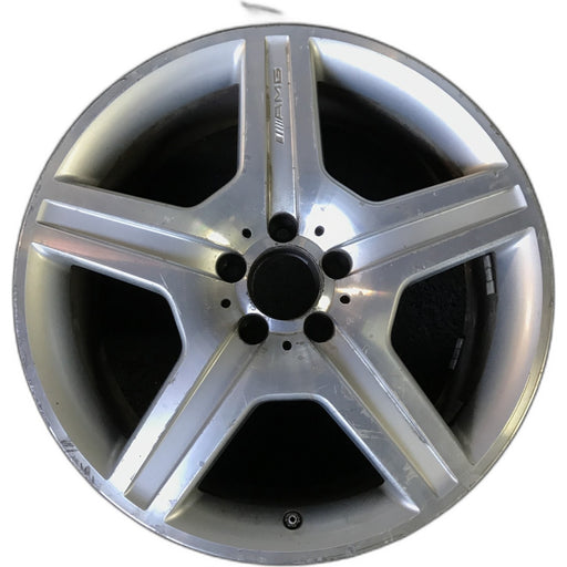 19" MERCEDES S-CLASS 07 221 Type; S550, 19x8.5, 5 spoke Original OEM Wheel Rim - Front View