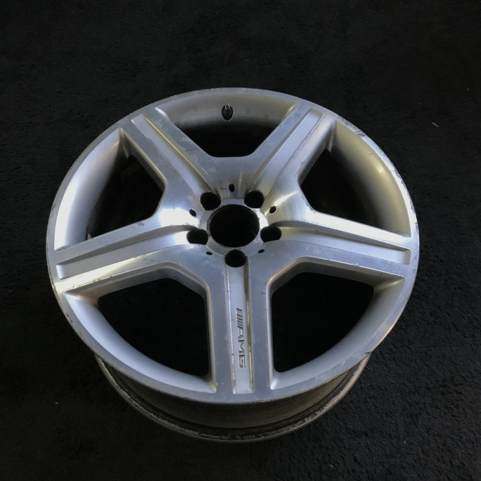 19" MERCEDES S-CLASS 07 221 Type; S550, 19x8.5, 5 spoke Original OEM Wheel Rim - Side Profile