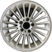 17" BMW 320i 01-05 , 17x7, alloy, 20 spoke Original OEM Wheel Rim - Front View