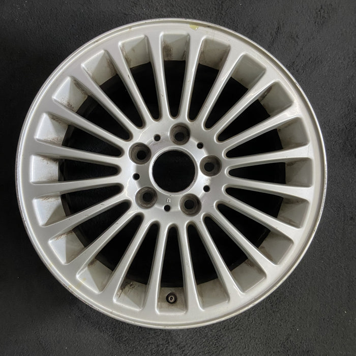 17" BMW 320i 01-05 , 17x7, alloy, 20 spoke Original OEM Wheel Rim - Angle View