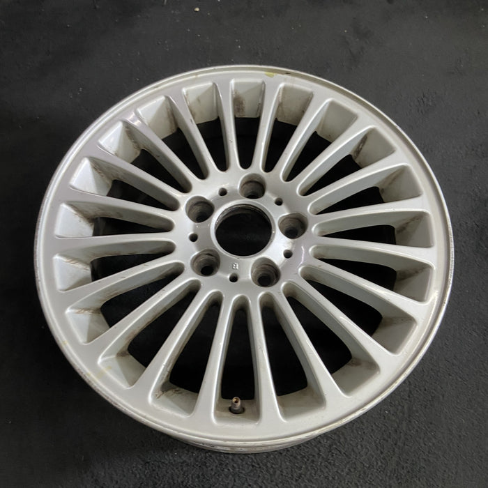 17" BMW 320i 01-05 , 17x7, alloy, 20 spoke Original OEM Wheel Rim - Side Profile