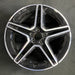 20" MERCEDES GLE-CLASS 20-22 167 Type GLE450 20x9 black pockets rear ET 44 - Front View