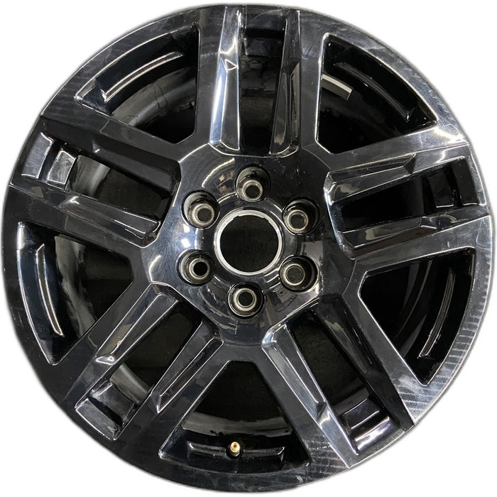 20" SIERRA 1500 PICKUP 19 , 20x9, 10 spoke, opt NZT Original OEM Wheel Rim - Front View