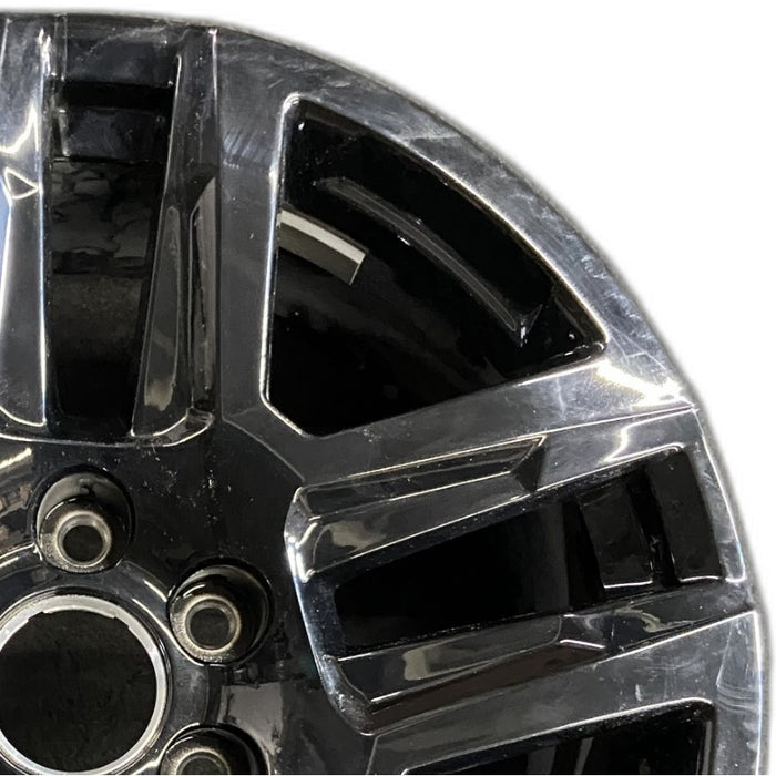 20" COLORADO 23-24 20x9 opt NZS gloss black Original OEM Wheel Rim - Side Profile