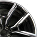 19" BMW 430i 22-24 19x8.5 5 spoke Y spoke Original OEM Wheel Rim - Side Profile