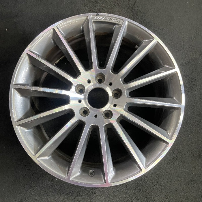 20" MERCEDES G-CLASS 19-20 463 Type G550 20x8.5 machined face with gray accent - Front View