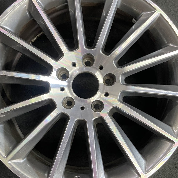 20" MERCEDES G-CLASS 19-20 463 Type G550 20x8.5 machined face with gray accent - Angle View