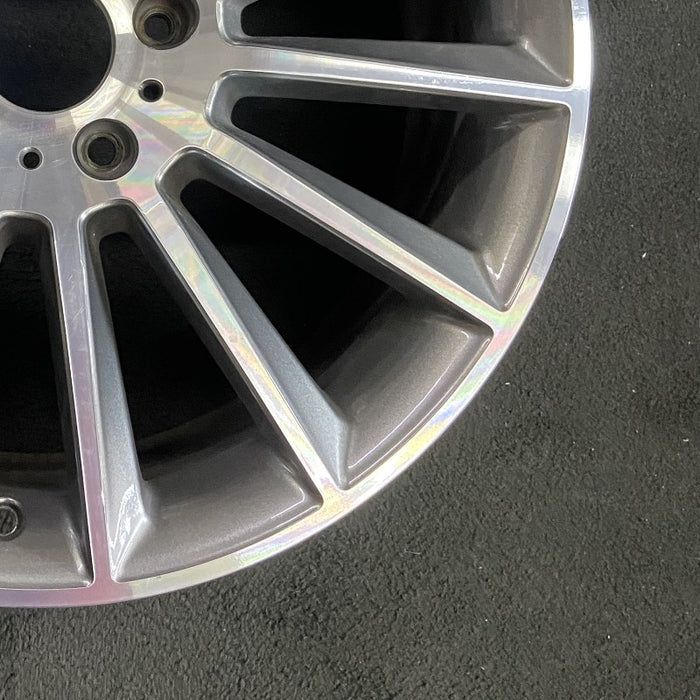 20" MERCEDES G-CLASS 19-20 463 Type G550 20x8.5 machined face with gray accent - Back View