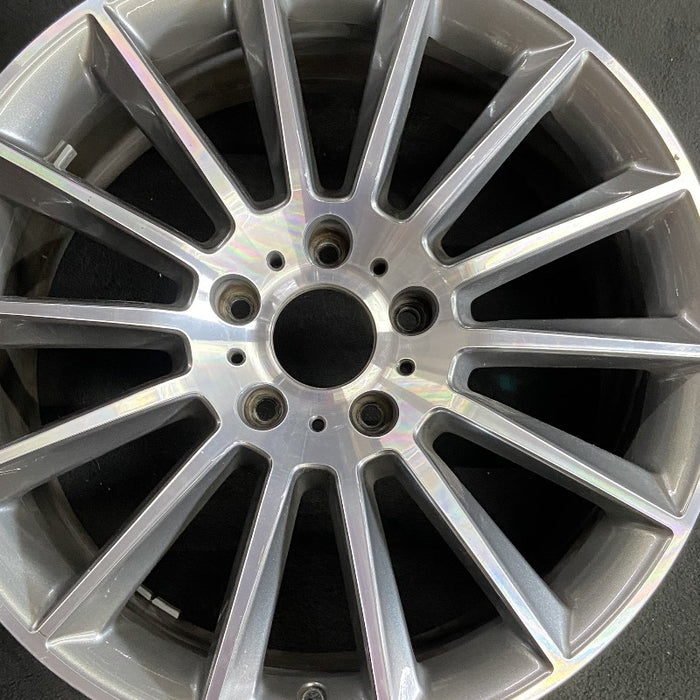 20" MERCEDES G-CLASS 19-20 463 Type G550 20x8.5 machined face with gray accent - Angle View