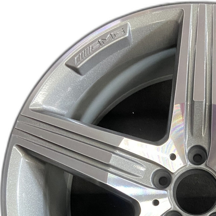 20" MERCEDES S-CLASS 14 222 Type; S63 20x9.5 5 spoke Original OEM Wheel Rim - Angle View