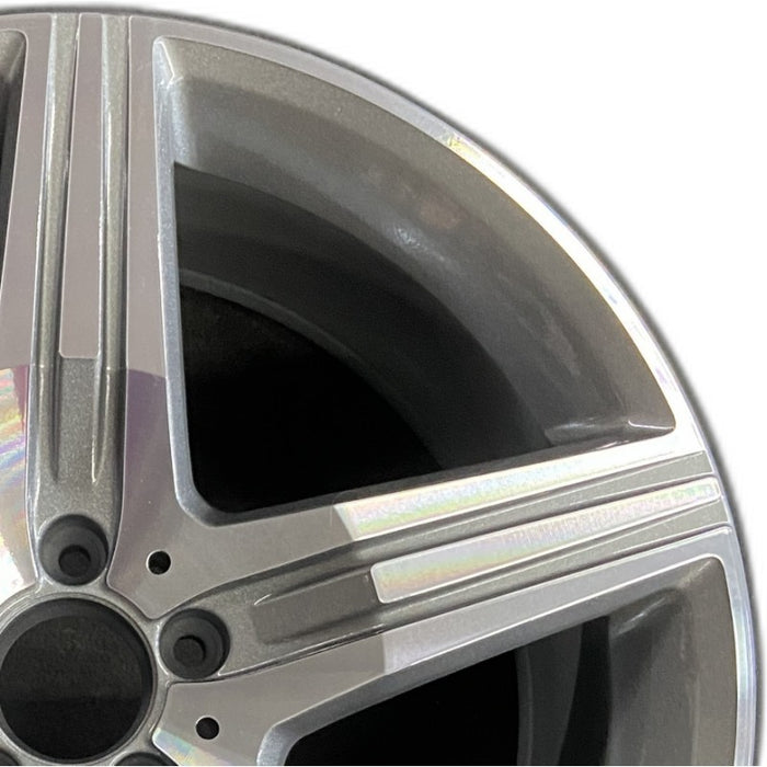 20" MERCEDES S-CLASS 14 222 Type; S63 20x9.5 5 spoke Original OEM Wheel Rim - Side Profile
