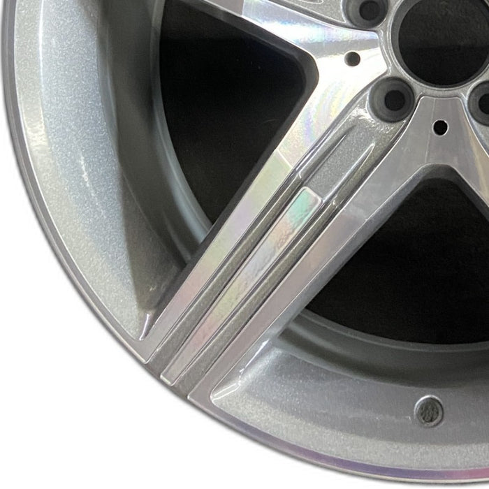 20" MERCEDES S-CLASS 14 222 Type; S63 20x9.5 5 spoke Original OEM Wheel Rim - Back View