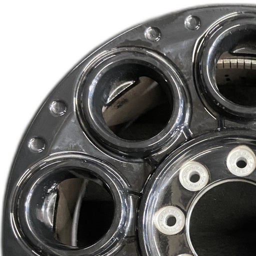 20" FORD F250SD PICKUP 23-24 20x8 8 spoke solid spoke black circle spoke - Angle View