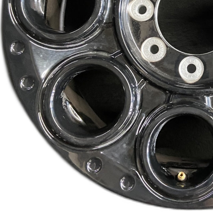 20" FORD F250SD PICKUP 23-24 20x8 8 spoke solid spoke black circle spoke - Back View