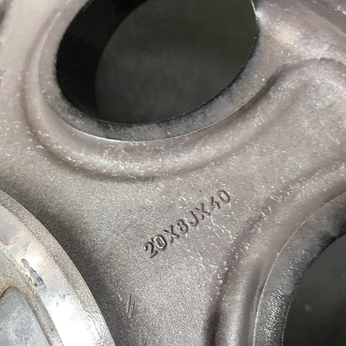 20" FORD F250SD PICKUP 23-24 20x8 8 spoke solid spoke black circle spoke - View 10