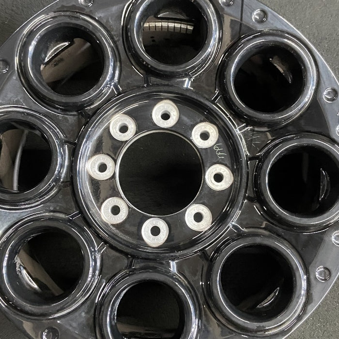 20" FORD F250SD PICKUP 23-24 20x8 8 spoke solid spoke black circle spoke - Angle View