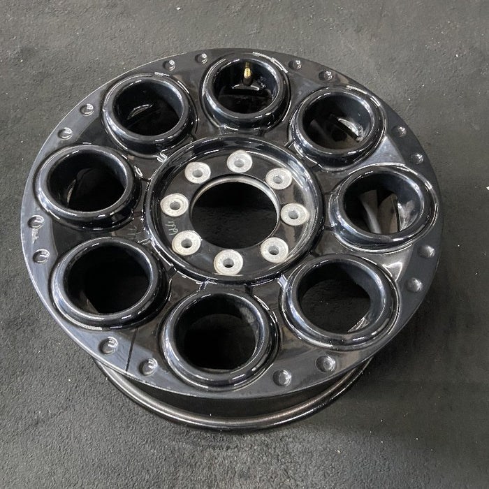 20" FORD F250SD PICKUP 23-24 20x8 8 spoke solid spoke black circle spoke - View 8