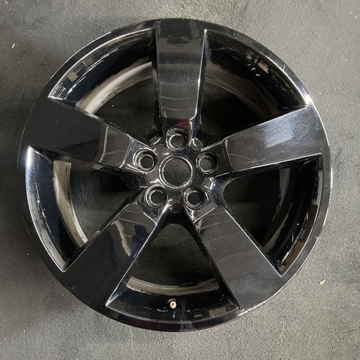 20" DEFENDER 20-24 20x8.5 5 spoke straight spoke gray Original OEM Wheel Rim - Front View