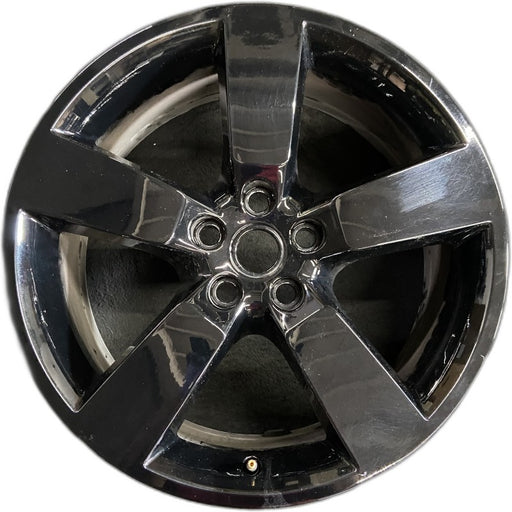 20" DEFENDER 20-24 20x8.5 5 spoke straight spoke gray Original OEM Wheel Rim - Front View