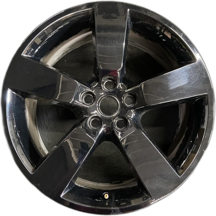 20" DEFENDER 20-24 20x8.5 5 spoke straight spoke gray Original OEM Wheel Rim - Front View