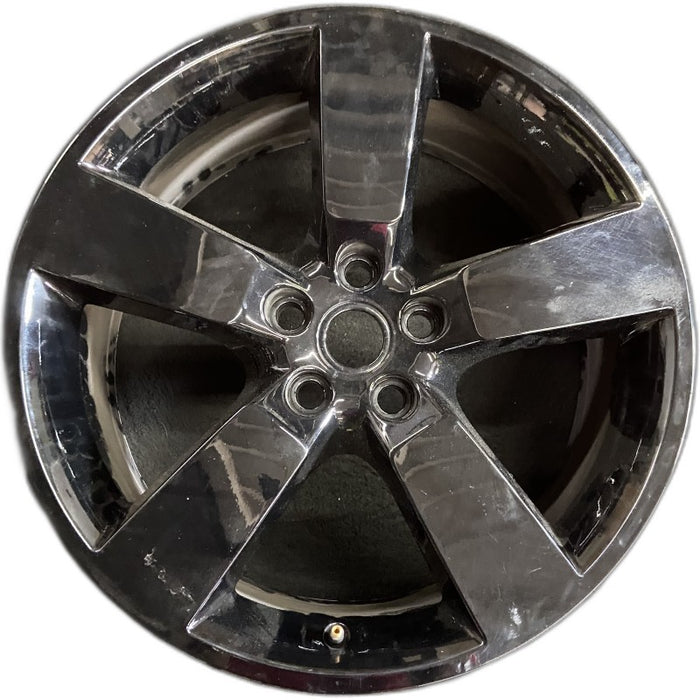 20" DEFENDER 20-24 20x8.5 5 spoke straight spoke gray Original OEM Wheel Rim - Front View