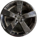 20" DEFENDER 20-24 20x8.5 5 spoke straight spoke gray Original OEM Wheel Rim - Front View