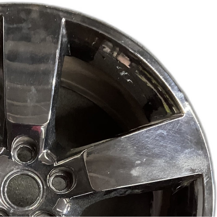 20" DEFENDER 20-24 20x8.5 5 spoke straight spoke gray Original OEM Wheel Rim - Side Profile