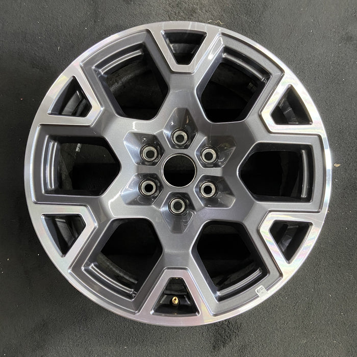 20" FORD F150 PICKUP 25 20x8.5, , single spoke, , silver Original OEM Wheel Rim - Angle View