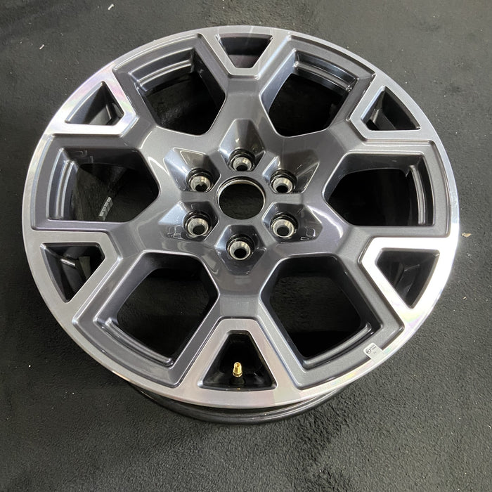 20" FORD F150 PICKUP 25 20x8.5, , single spoke, , silver Original OEM Wheel Rim - Side Profile