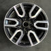 20" SIERRA 1500 PICKUP 19 , 20x9, 12 spoke, opt NZH Original OEM Wheel Rim - Angle View