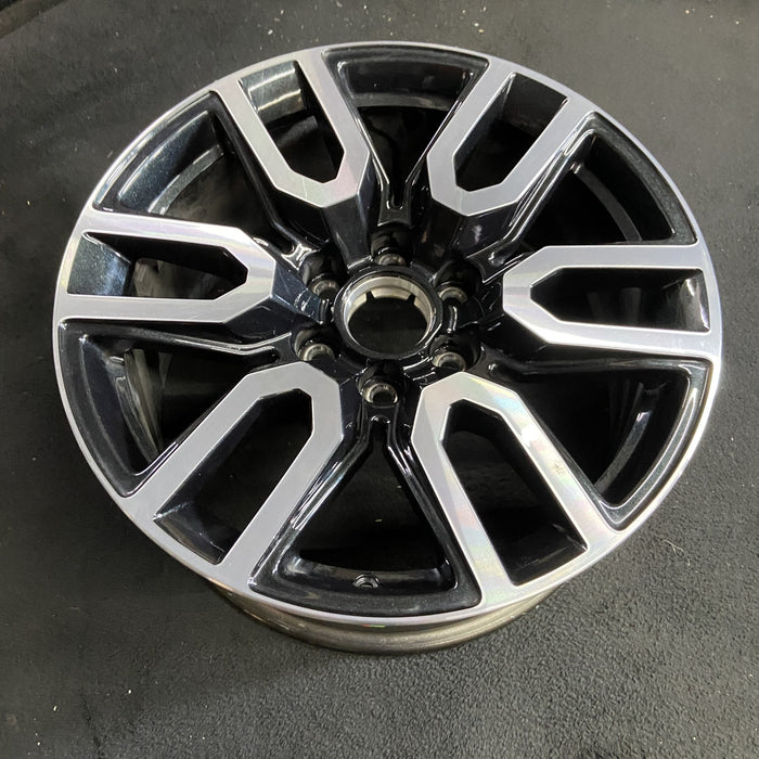 20" SIERRA 1500 PICKUP 19 , 20x9, 12 spoke, opt NZH Original OEM Wheel Rim - Side Profile