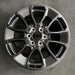 20" SEQUOIA 24 20x8 6 Y spoke black TRD off- Original OEM Wheel Rim - Front View