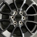 20" SEQUOIA 24 20x8 6 Y spoke black TRD off- Original OEM Wheel Rim - Angle View