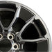 20" SEQUOIA 24 20x8 6 Y spoke black TRD off- Original OEM Wheel Rim - Side Profile