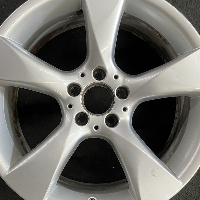 18" MERCEDES SLK 12-14 172 Type SLK250 18x8.5 5 spoke twisted spokes Original - Angle View