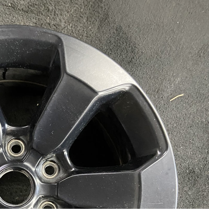 18" DODGE 1500 PICKUP 20-21 6 lug 18x8 aluminum 6 spoke opt WBS black Original OEM Wheel Rim