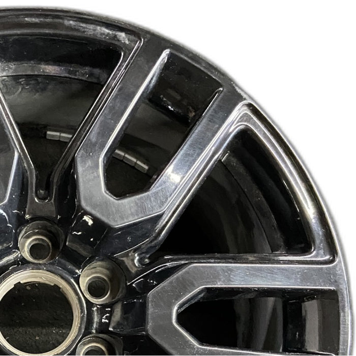 20" SIERRA 1500 PICKUP 19 20x9 12 spoke opt RD3 Original OEM Wheel Rim - Side Profile