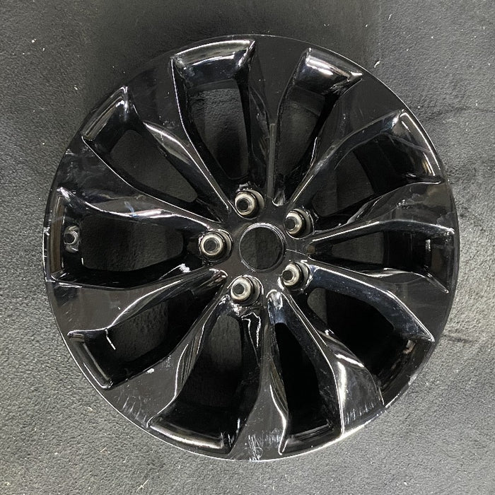 19" SORENTO 19 19x7.5 alloy 10 spoke angled spoke black Original OEM Wheel Rim