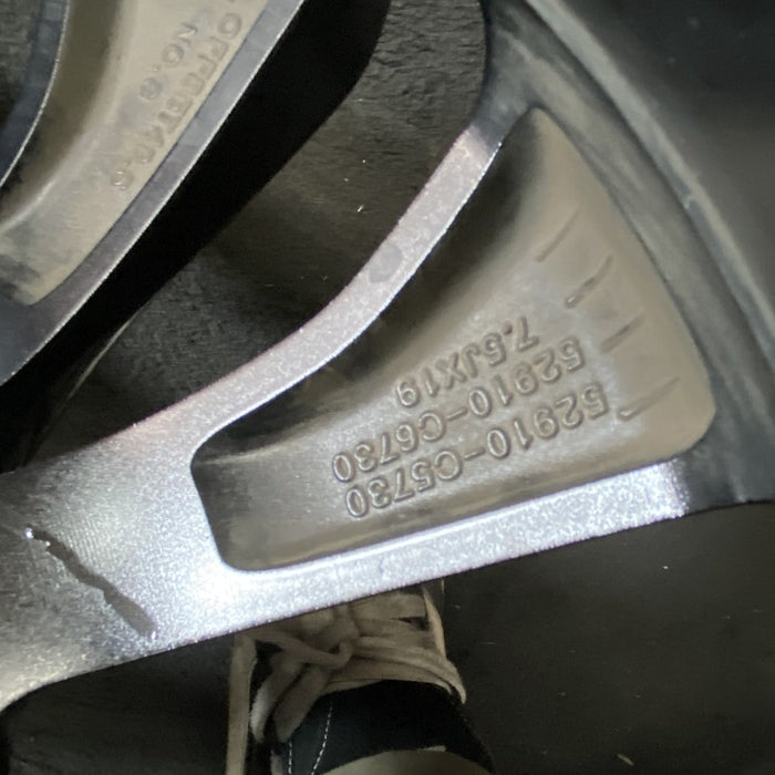 19" SORENTO 19 19x7.5 alloy 10 spoke angled spoke black Original OEM Wheel Rim