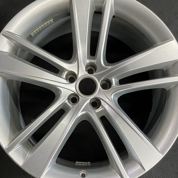 20" F TYPE 14-17 20x10.5 alloy 5 split spoke wide narrow spoke silver Original - Angle View